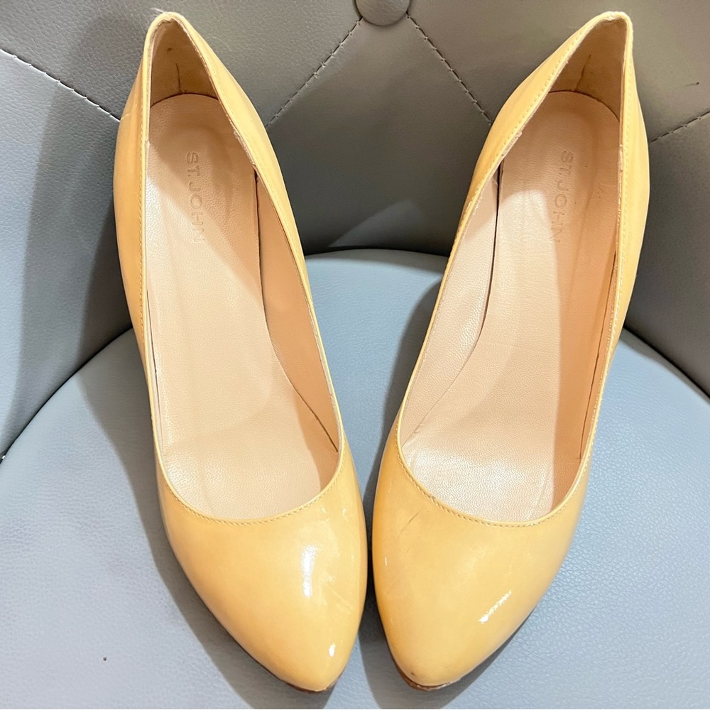 St. John Patent Leather leather pump